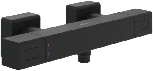 Bild von VILLEROY BOCH Universal Taps & Fittings Duschthermostat für Dusche Eckig, Matt Black #TVS000018000K5