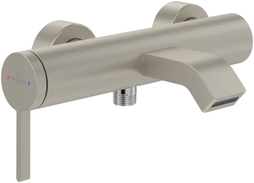 Bild von VILLEROY BOCH Dawn Einhebel-Badewannenarmatur, Brushed Nickel Matt #TVT10650115264