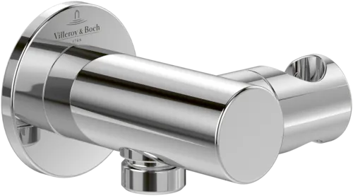 Bild von VILLEROY BOCH Universal Showers Handbrausehalter für Wandmontage Rund, Chrom #TVC00046200061