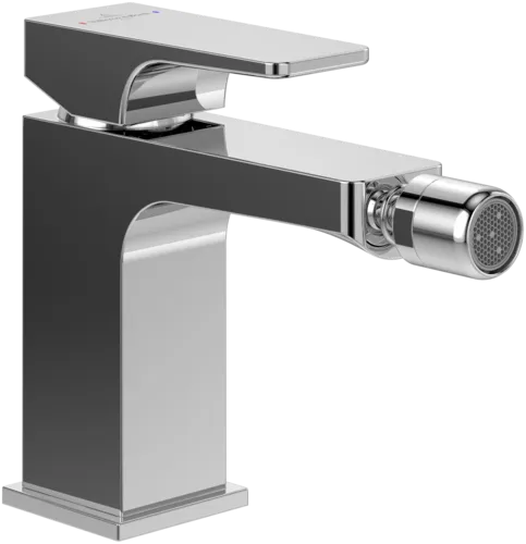 Bild von VILLEROY BOCH Architectura Square Einhebel-Bidetarmatur, Chrom #TVB12500100061
