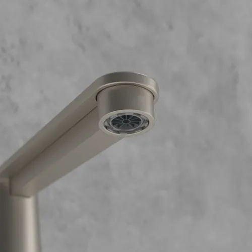 Bild von VILLEROY BOCH Conum Einhebel-Waschtischarmatur mit Push-Open-Ablaufgarnitur, Brushed Nickel Matt #TVW12700400064