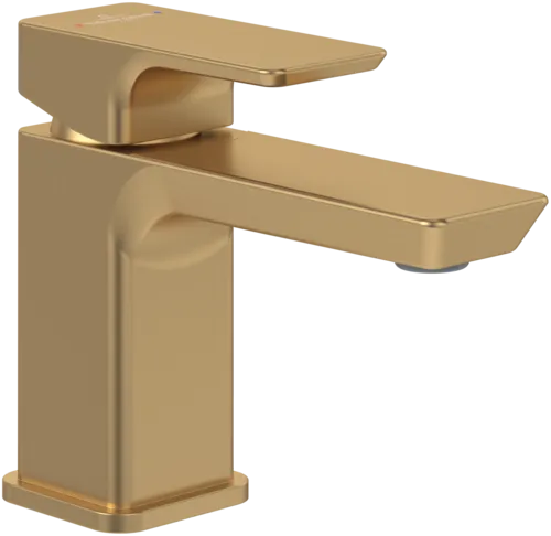 Bild von VILLEROY BOCH Subway 3.0 Einhebel-Waschtischarmatur ohne Ablaufgarnitur, Brushed Gold #TVW11200100176