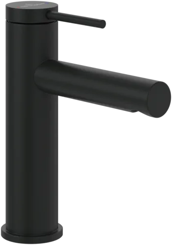 Bild von VILLEROY BOCH Loop & Friends Einhebel-Waschtischarmatur ohne Ablaufgarnitur, Matt Black #TVW106103153K5