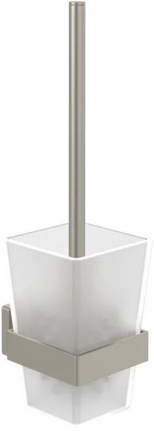 Bild von VILLEROY BOCH Elements - Striking Toilettenbürstengarnitur, 94 x 118 x 340 mm, Brushed Nickel Matt #TVA15201700064