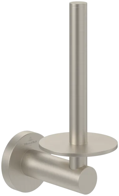 Bild von VILLEROY BOCH Elements - Tender Reserve-Toilettenpapierhalter, 54 x 85 x 154 mm, Brushed Nickel Matt #TVA15101500064