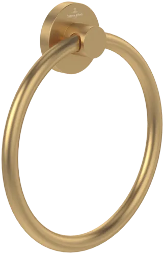 Bild von VILLEROY BOCH Elements - Tender Handtuchhalter, 164 x 32 x 185 mm, Brushed Gold #TVA15100500076