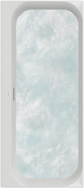 Bild von VILLEROY BOCH Loop & Friends rechteckige Badewanne, mit Whirlpoolsystem Airpool Comfort (AC), 1700 x 750 mm, Weiß Alpin #UAC170LSF2A1V01