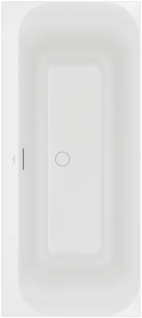 Bild von VILLEROY BOCH Loop & Friends rechteckige Badewanne SQUARE, 1800 x 800 mm, Stone White #UBA180LSF2V-RW