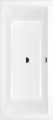 Bild von VILLEROY BOCH Newo rechteckige Badewanne, 1600 x 750 mm, Weiß Alpin #UBA160TAR2V-01