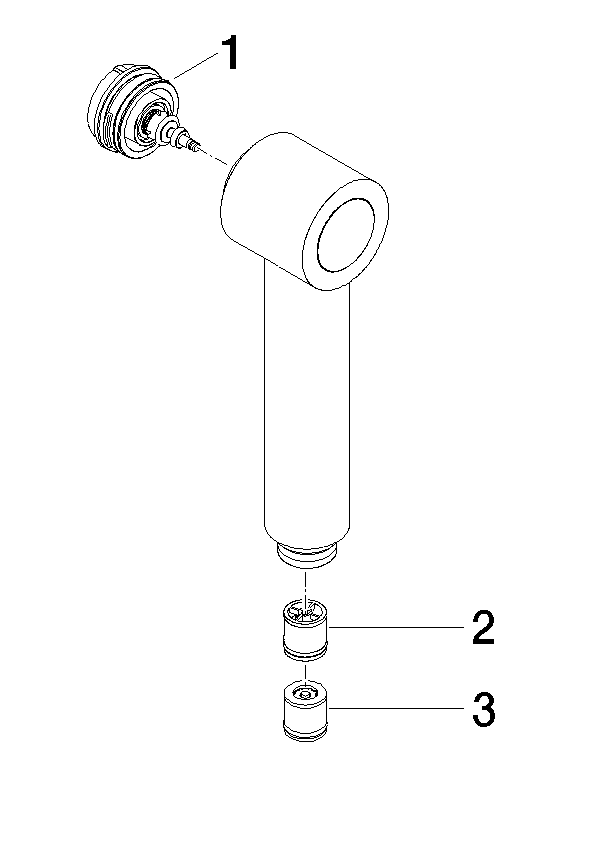 Bild von DORNBRACHT Spülbrause Laminar 4,5 l/min. - Platin #04121110200-08