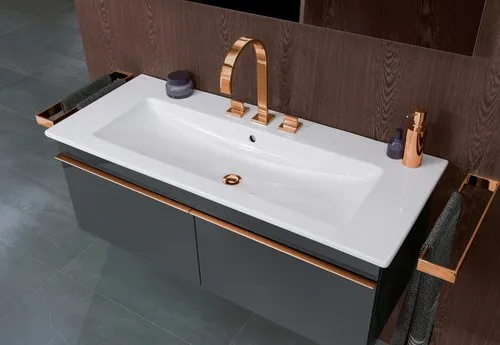 Bild von VILLEROY BOCH Venticello Schrankwaschtisch, 1200 x 500 x 175 mm, Weiß Alpin, mit Überlauf #4104CL01