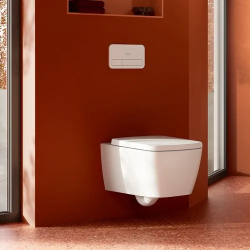 Bild von VILLEROY BOCH ViConnect Installationssysteme WC-Betätigungsplatte 200G, 2-Mengen-Spülung, Glass Glossy White #922400RE