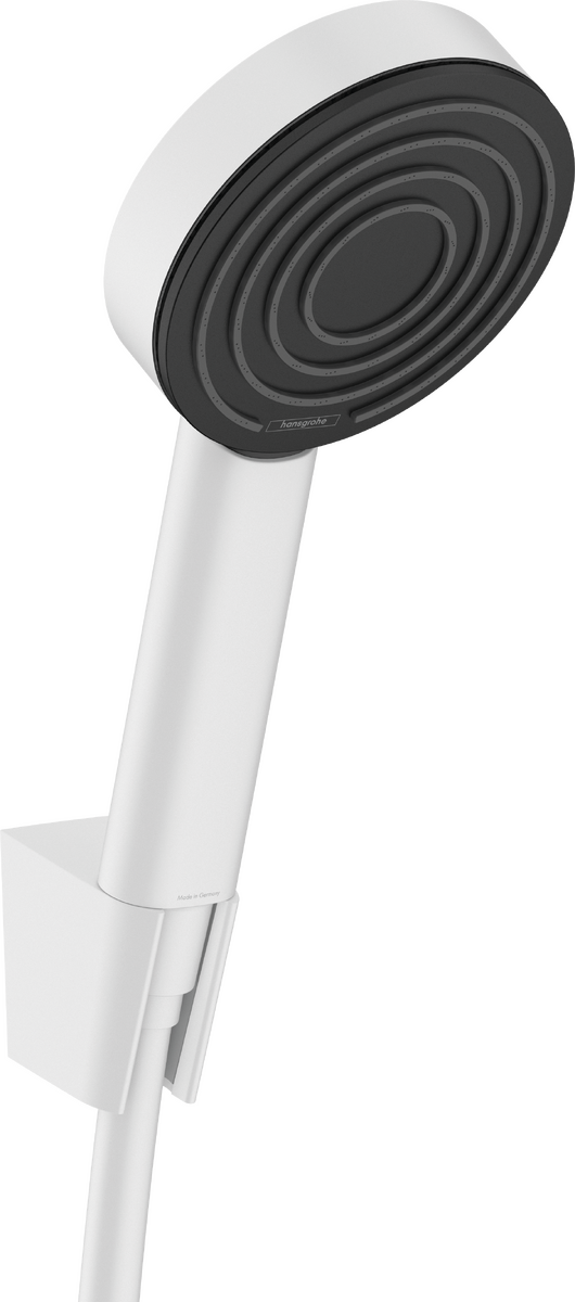 Obrázek HANSGROHE Pulsify S Sada se sprchovým držákem 105 1jet EcoSmart+, se sprchovou hadicí 125 cm #24307700 - matná bílá