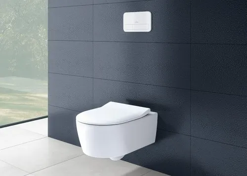 Picture of VILLEROY BOCH Avento Combi-Pack, wall-mounted, with DirectFlush, White Alpin #5656RS01