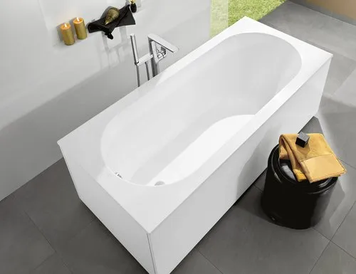 Bild von VILLEROY BOCH Oberon rechteckige Badewanne, 1700 x 750 mm, Weiß Alpin #UBQ170OBE2V-01