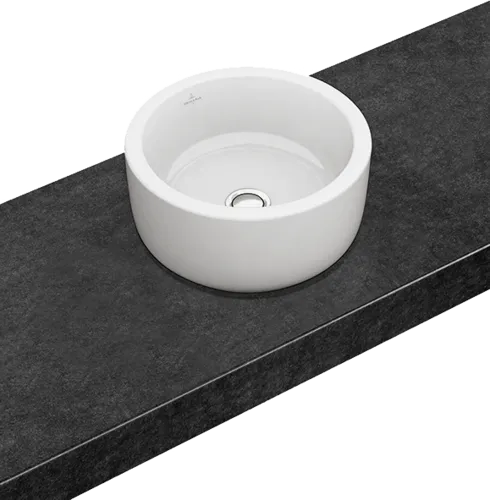 Bild von VILLEROY BOCH Architectura Aufsatzwaschbecken, 400 x 400 x 170 mm, Chrom, mit Überlauf #41254001