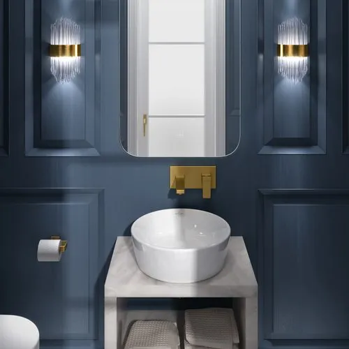Bild von VILLEROY BOCH Architectura Aufsatzwaschbecken, 450 x 450 x 155 mm, Weiß Alpin, ohne Überlauf #5A254601