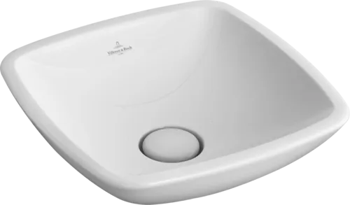 Bild von VILLEROY BOCH Loop & Friends Aufsatzwaschbecken, 380 x 380 x 110 mm, Weiß Alpin CeramicPlus, ohne Überlauf #514901R1