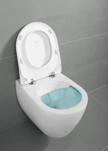 Bild von VILLEROY BOCH Subway 2.0 WC-Sitz SlimSeat, mit Absenkautomatik (SoftClosing), mit abnehmbaren Sitz (QuickRelease), Weiß Alpin #9M78S101