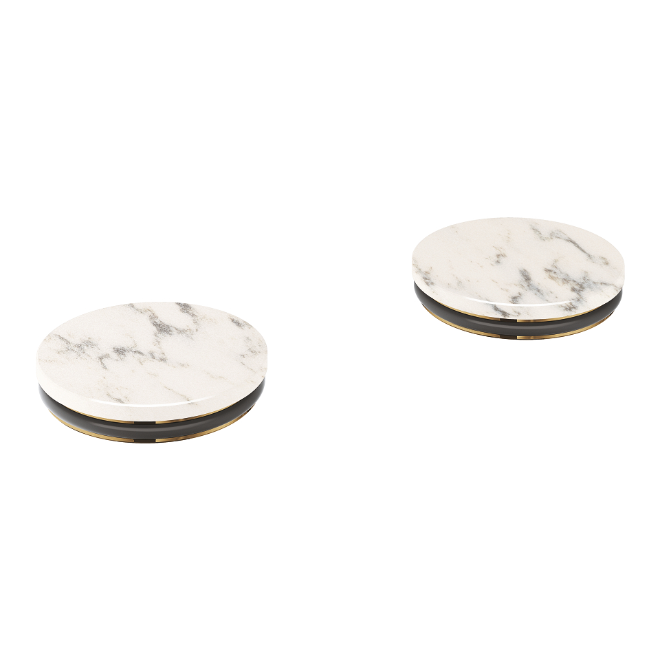 Bild von GROHE Atrio Private Collection Einlagen aus White Attica Caesarstone Material #48460000