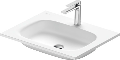 Bild von DURAVIT Waschtisch 265000 Design by Philippe Starck #2650003200 - p Farbe 32, Hahnlochbank: Ja 620 x 485 mm