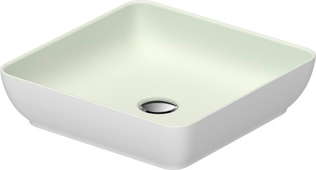 Bild von DURAVIT Aufsatzbecken 266001 Design by Philippe Starck #266001FG00 - Farbe 32, Weiß Seidenmatt 400 x 400 mm