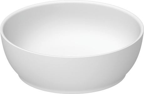 Bild von DURAVIT Aufsatzbecken 266002 Design by Philippe Starck #2660023200 - Farbe 32, Weiß Seidenmatt Ø 300 mm