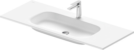 Obrázek DURAVIT Umyvadlo 265003 Design by Philippe Starck #2650033200 - p Barva 32, Plocha pro armaturu: Ano 1220 x 485 mm