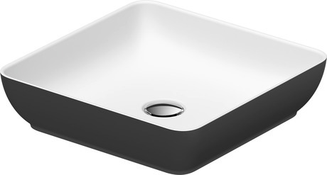 Bild von DURAVIT Aufsatzbecken 266001 Design by Philippe Starck #266001FI00 - Farbe 32, Weiß Seidenmatt 400 x 400 mm