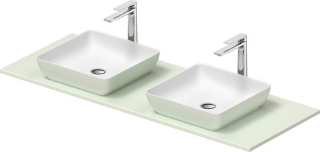 Bild von DURAVIT Aufsatzbecken mit Konsole 268021 Design by Philippe Starck #268021FH00 - Farbe 32 1350 x 500 mm