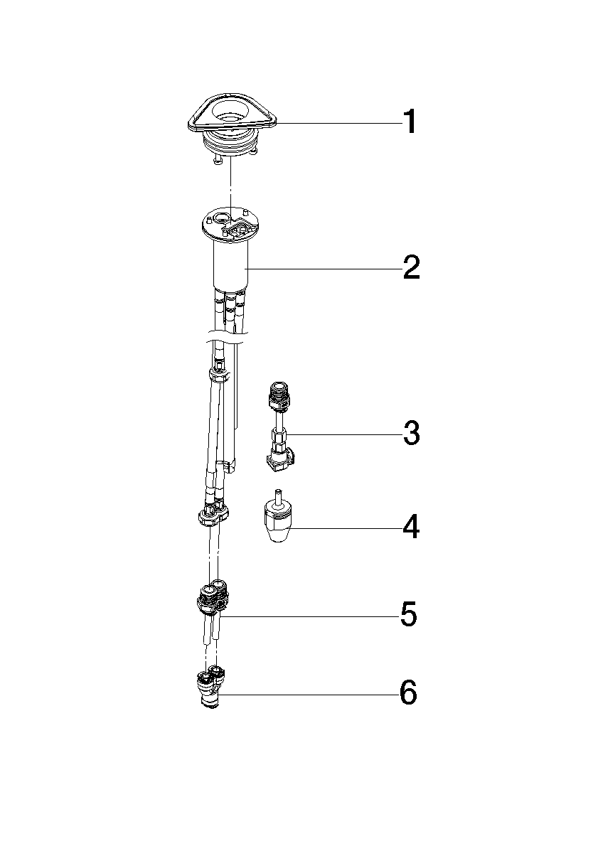 Bild von DORNBRACHT Schlauchset komplett für Hot- & Coldwater Dispenser - #9017871790190