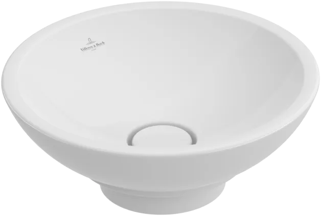 Bild von VILLEROY BOCH Loop & Friends Aufsatzwaschbecken, 380 x 380 x 110 mm, Star White CeramicPlus, ohne Überlauf #514801R2