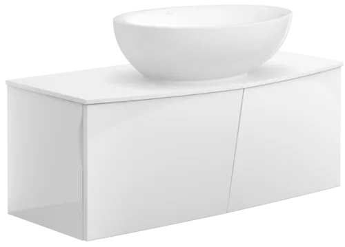 Bild von VILLEROY BOCH Aveo New Generation Aufsatzwaschbecken, 595 x 440 x 180 mm, Weiß Alpin CeramicPlus, mit Überlauf #413260R1