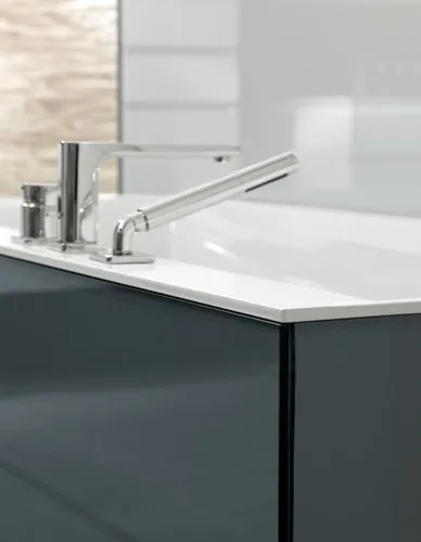 Bild von VILLEROY BOCH Squaro Edge 12 rechteckige Badewanne, 1900 x 900 mm, Weiß Alpin #UBQ190SQE2DV-01