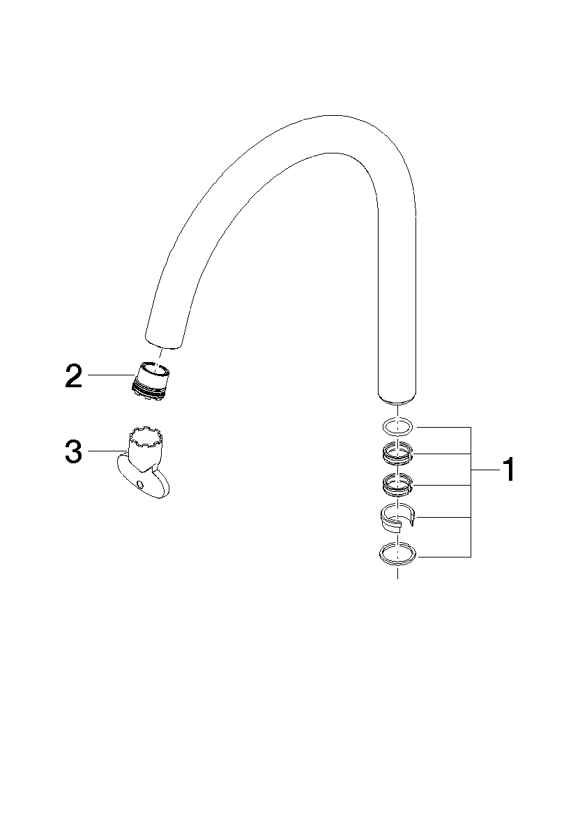 Bild von DORNBRACHT Auslauf für Waschtisch Stand 167 mm, 4,54 l/min. - Bronze gebürstet #90282232001-42