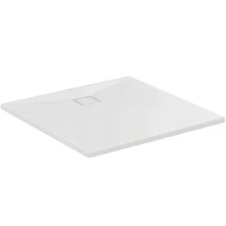 Bild von IDEAL STANDARD ULTRA FLAT EVO - Quadratische Brausewanne 1000x1000x35 mm in weiß glänzend, ohne Ablaufgarnitur - Antibakteriel, Barrierefrei, gemäß DIN 18040, Zuschneidbar, Reparierbar, 35/36 mm Höhe #T542401 - Weiß (Alpin)