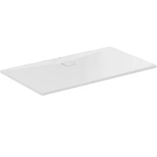 Obrázek IDEAL STANDARD ULTRA FLAT EVO - Obdélníková sprchová vanička 1600x900x35 mm v bílé lesklé barvě, bez výsuvného odpadu - antibakteriální, bezbariérová, v souladu s DIN 18040, možnost řezání na míru, opravitelná, výška 35/36 mm #T543201 - Bílá (Alpine)