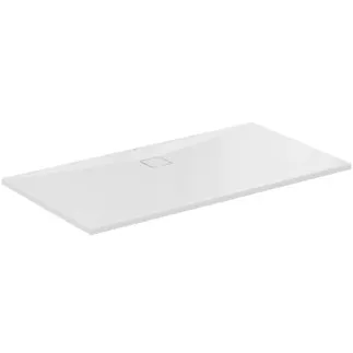 Obrázek IDEAL STANDARD ULTRA FLAT EVO - Obdélníková sprchová vanička 1700x900x35 mm v bílé lesklé barvě, bez vyskakovacího odpadu - antibakteriální, bezbariérová, podle DIN 18040, možnost řezání na míru, opravitelná, výška 35/36 mm #T543001 - Bílá (Alpine)