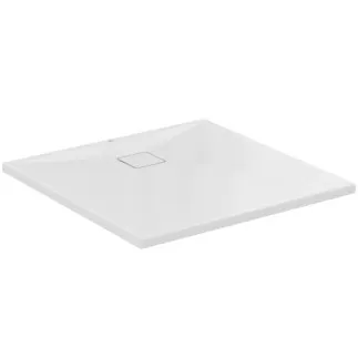 Bild von IDEAL STANDARD ULTRA FLAT EVO - Quadratische Brausewanne 900x900x35 mm in weiß glänzend, ohne Ablaufgarnitur - Antibakteriel, Barrierefrei, gemäß DIN 18040, Zuschneidbar, Reparierbar, 35/36 mm Höhe #T542501 - Weiß (Alpin)