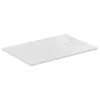 Obrázek IDEAL STANDARD ULTRA FLAT EVO - Obdélníková sprchová vanička 1200x800x35 mm v bílé lesklé barvě, bez výsuvného odpadu - antibakteriální, bezbariérová, v souladu s DIN 18040, možnost řezání na míru, opravitelná, výška 35/36 mm #T543901 - Bílá (Alpine)