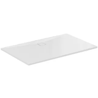 Bild von IDEAL STANDARD ULTRA FLAT EVO - Quadratische Brausewanne 1600x1000x35 mm in weiß glänzend, ohne Ablaufgarnitur - Antibakteriel, Barrierefrei, gemäß DIN 18040, Zuschneidbar, Reparierbar, 35/36 mm Höhe #T553301 - Weiß (Alpin)
