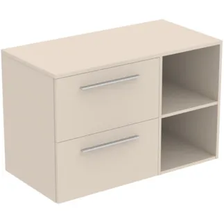 Bild von IDEAL STANDARD I.LIFE B - Möbelpaket 1002x507x646 mm in sandbeige matt - SoftClosing, Nachhaltig gewonnenes Holz #T5753NF - Sandbeige