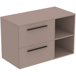Bild von IDEAL STANDARD I.LIFE B - Möbelpaket 1002x507x646 mm in greige matt - SoftClosing, Nachhaltig gewonnenes Holz #T5752NH - Greige
