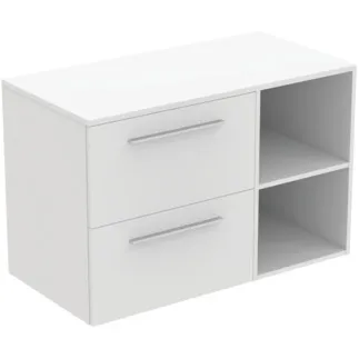 Bild von IDEAL STANDARD I.LIFE B - Möbelpaket 1002x507x646 mm in weiß matt lackiert - SoftClosing, Nachhaltig gewonnenes Holz #T5753DU - Weiß