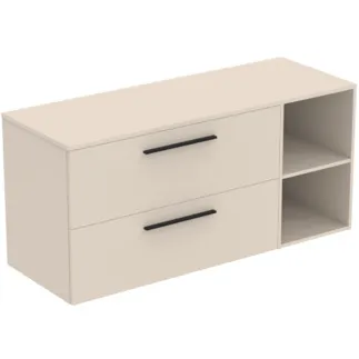 Picture of IDEAL STANDARD I.LIFE B - Furniture package 1403x507x646 mm in sand beige matt - SoftClosing, sustainably sourced wood #T5760NF - Sand beige