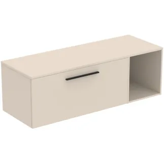Picture of IDEAL STANDARD I.LIFE B - Furniture package 1403x507x456 mm in sand beige matt - SoftClosing, sustainably sourced wood #T5762NF - Sand beige