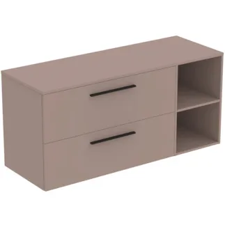 Picture of IDEAL STANDARD I.LIFE B - Furniture package 1403x507x646 mm in greige matt - SoftClosing, sustainably sourced wood #T5760NH - Greige