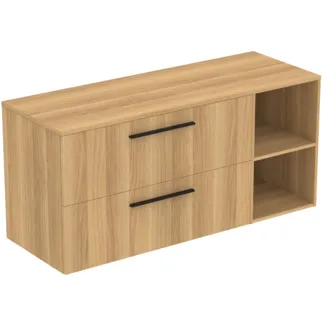 Picture of IDEAL STANDARD I.LIFE B - Furniture package 1403x507x646 mm in Hamilton oak - SoftClosing, sustainably sourced wood #T5760NX - Natural oak