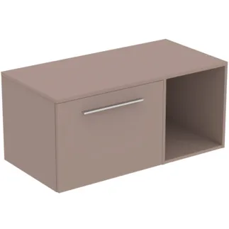 Picture of IDEAL STANDARD I.LIFE B - Furniture package 1002x507x456 mm in greige matt - SoftClosing, sustainably sourced wood #T5755NH - Greige