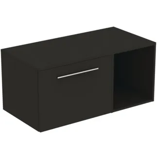 Picture of IDEAL STANDARD I.LIFE B - Furniture package 1002x507x456 mm in carbon grey matt - SoftClosing, sustainably sourced wood #T5755NV - Carbon grey